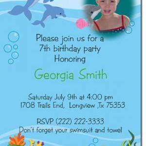 Whale Birthday Invitations (download Jpg..