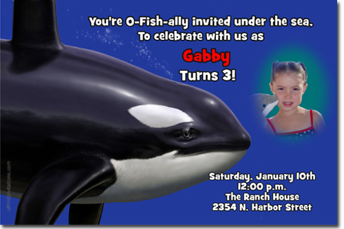 Whale Birthday Invitations (download Jpg Immediately) Click For Additional Designs